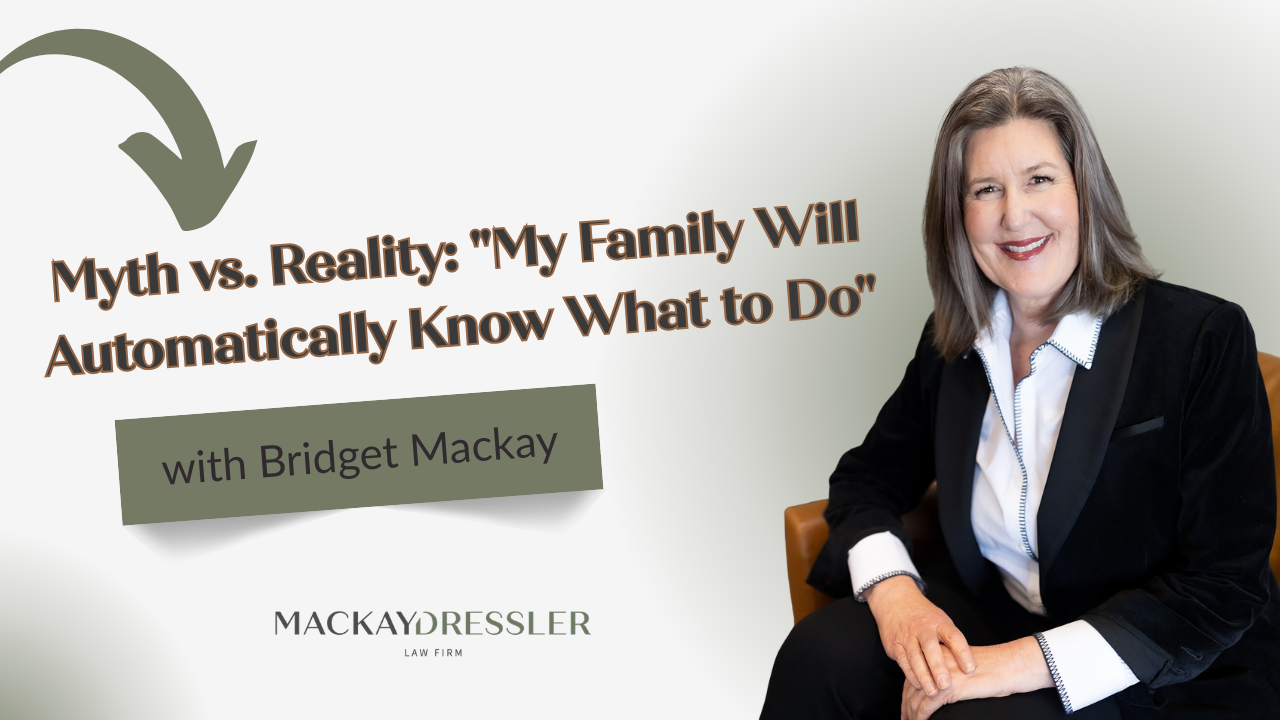 Myth vs. Reality: My Family Will Automatically Know What to Do